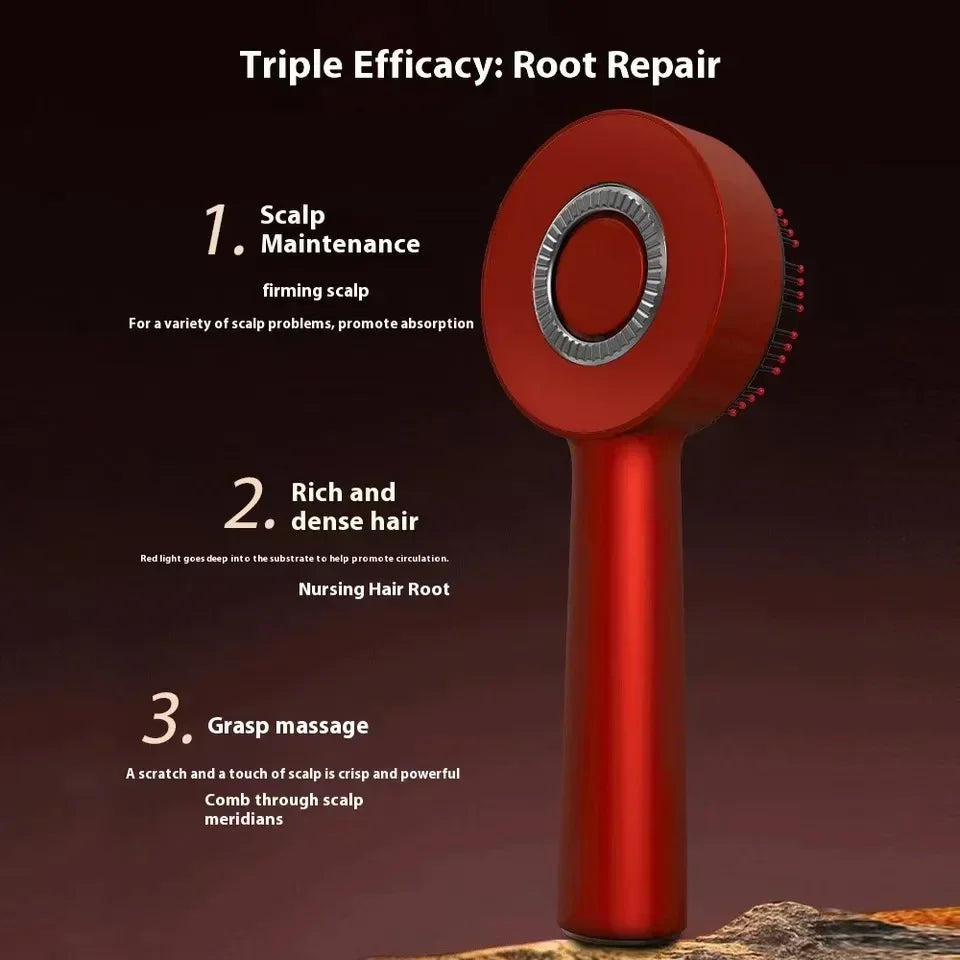 3-Mode Electric Laser Massage Comb – Hair Follicle & Scalp Care