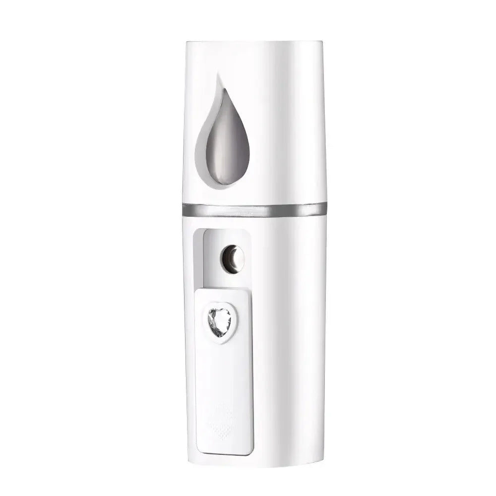 Mini Nano Mist Sprayer – USB Rechargeable Facial Steamer & Humidifier