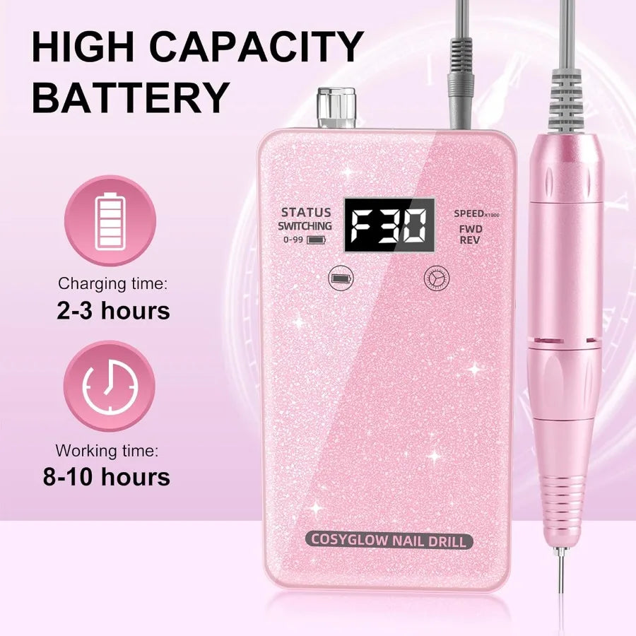 Professional Electric Nail Drill File – Salon-Quality at Home