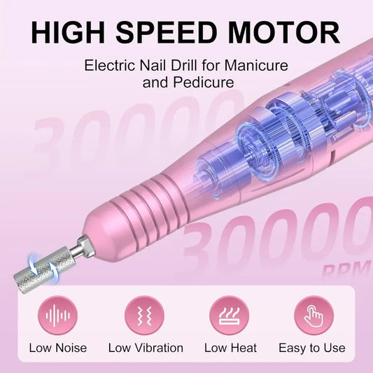 Professional Electric Nail Drill File – Salon-Quality at Home