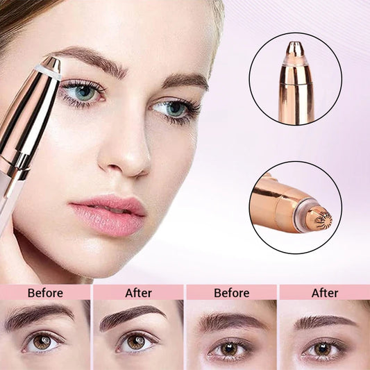 Electric Eyebrow Trimmer – USB Rechargeable Mini Shaper & Shaver