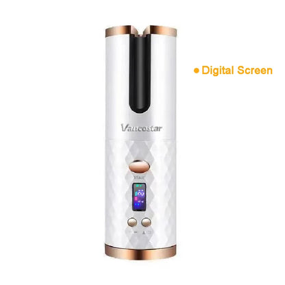 Wireless Electric Hair Curler – Cordless Automatic Hair Curler for Curls & Waves