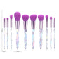 Crystal Acrylic Handle Eye Makeup Brush Set – Soft & Luxurious Travel Beauty Tools