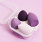 4Pcs Colorful Makeup Blender Sponge Set – Smooth & Flawless Application