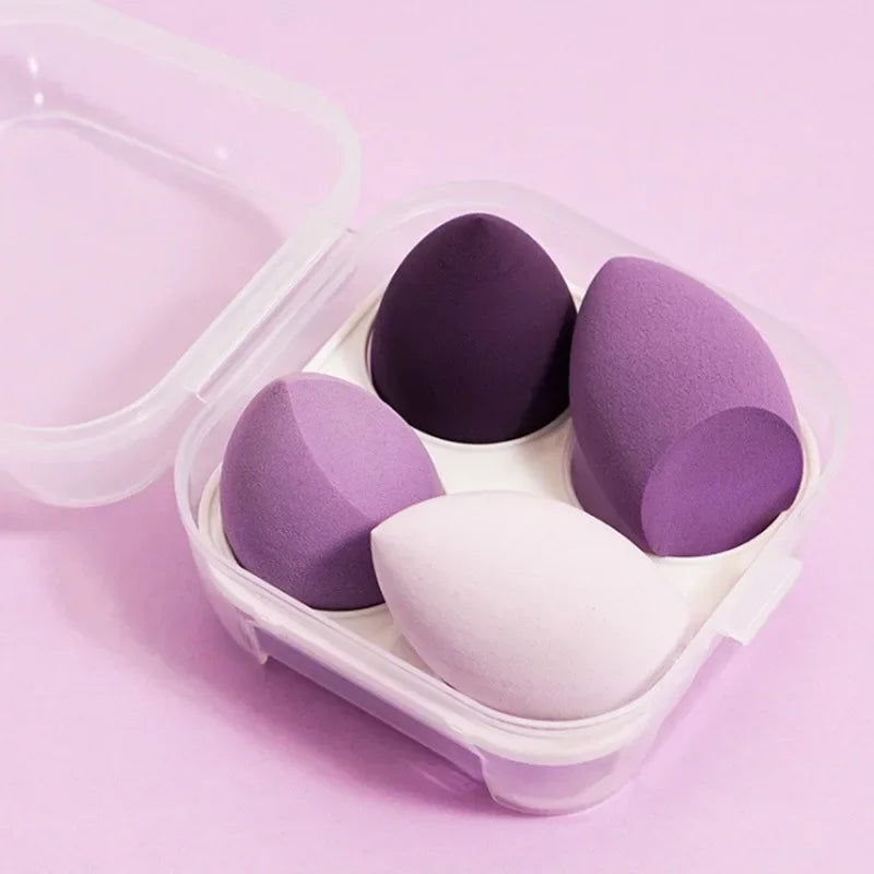 4Pcs Colorful Makeup Blender Sponge Set – Smooth & Flawless Application