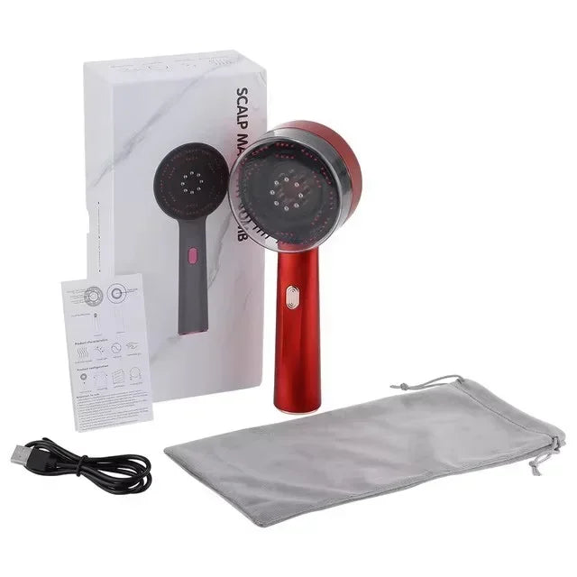3-Mode Electric Laser Massage Comb – Hair Follicle & Scalp Care